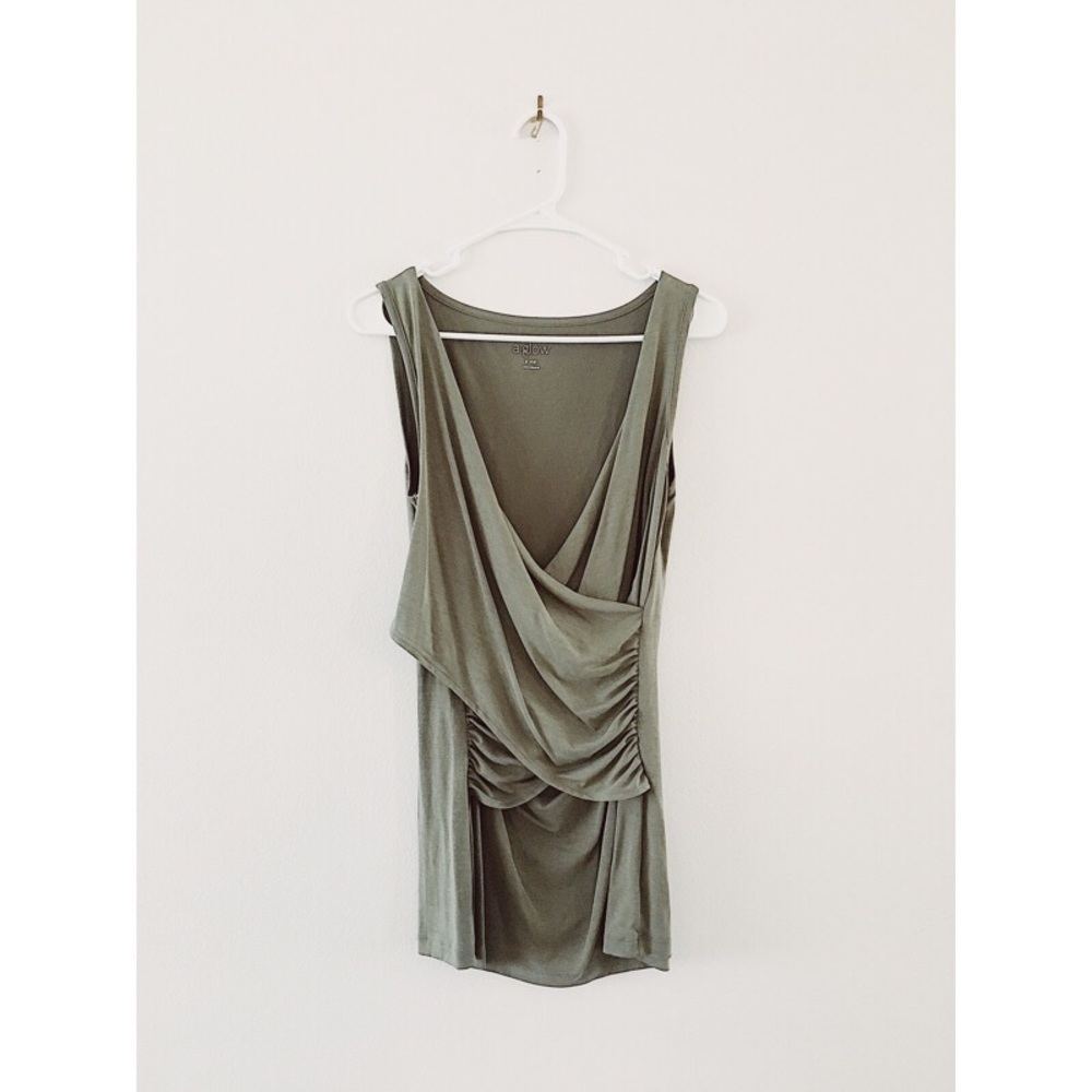 Maternity / Nursing Wrap Ruched Tank Top